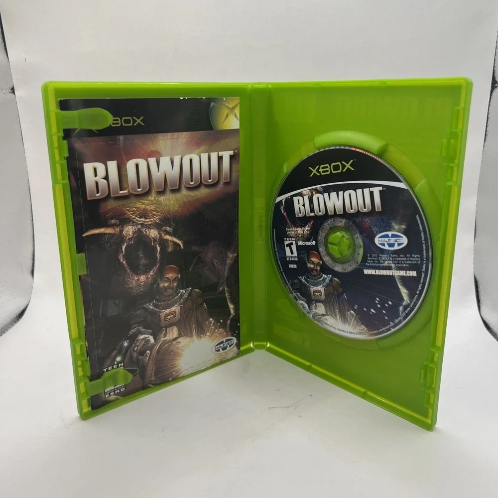 BlowOut (Microsoft Xbox, 2003) CIB With Manual